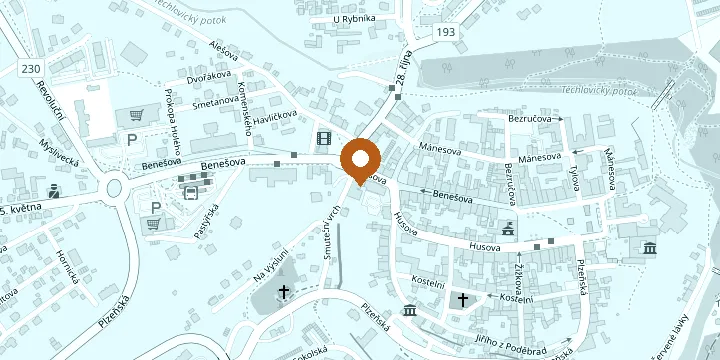 Mapa: Oční optika Stříbro, Benešova 511