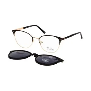 Cooline 186 c1 black/gold 53/18/142 + clip-on