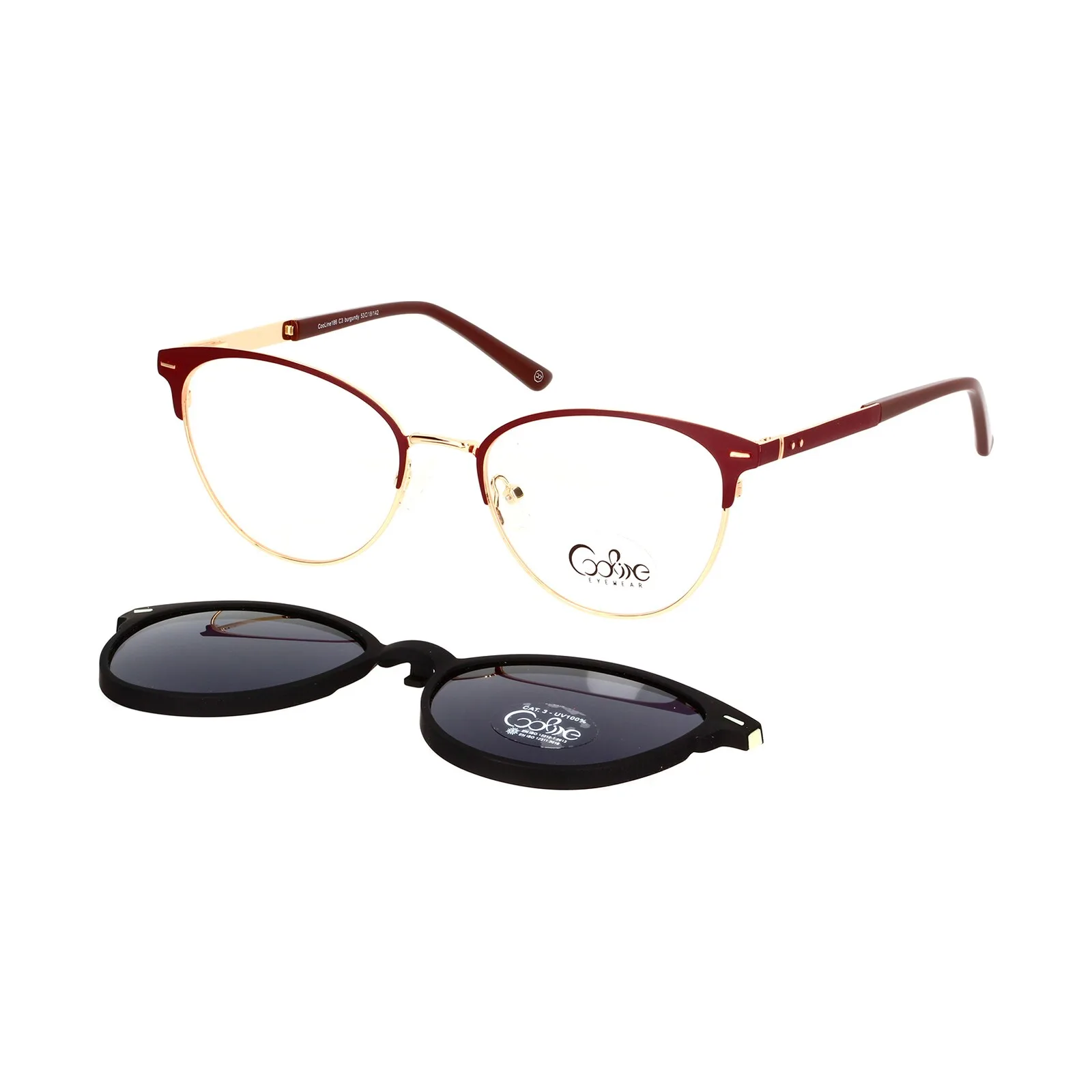 Cooline 186 c3 burgundy 53/18/142 + clip-on